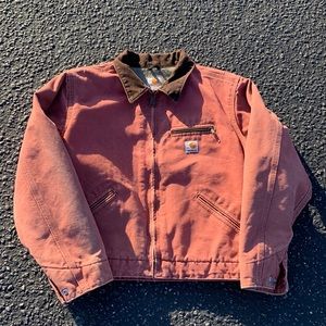 Pink Detroit Carhartt Jacket Size Small